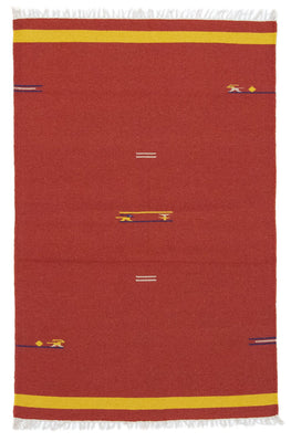 Tappeto Kelim - Tendenza - 180 x 120 cm - rosso