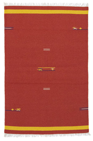 Tappeto Kelim - Tendenza - 180 x 120 cm - rosso