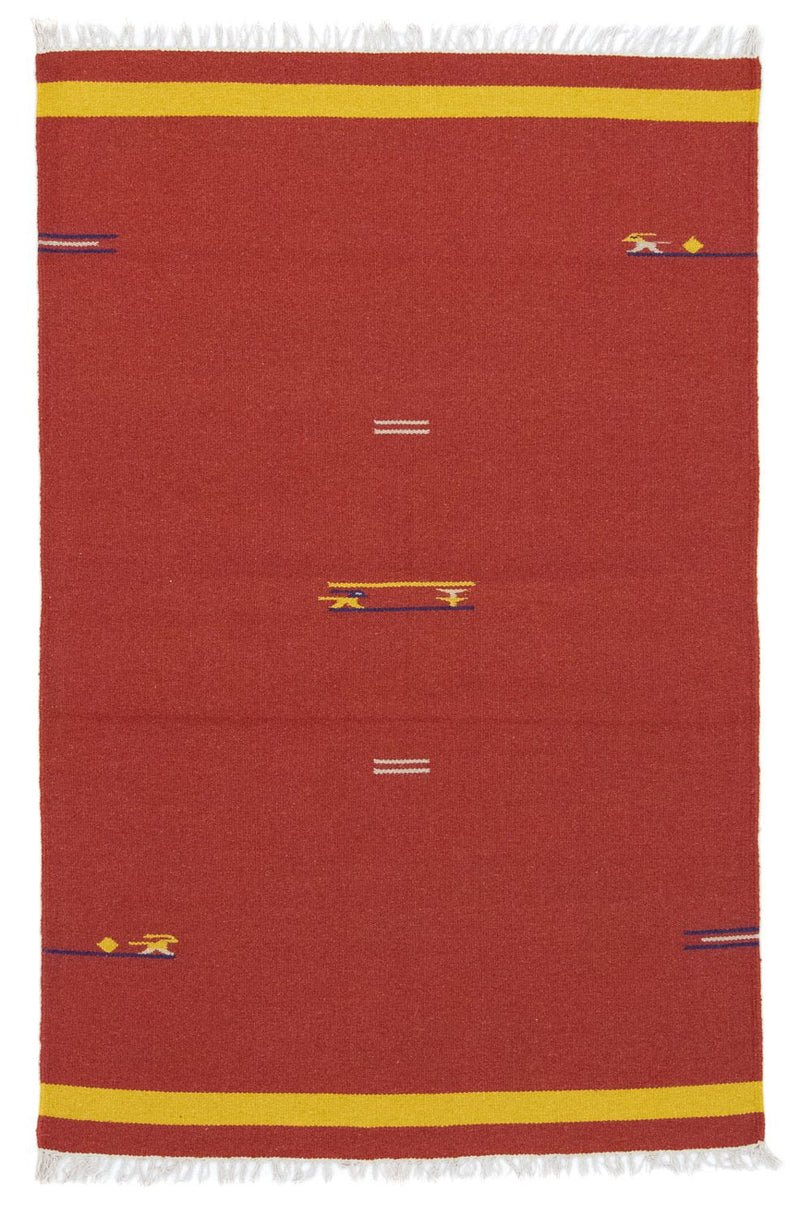 Tappeto Kelim - Tendenza - 180 x 120 cm - rosso