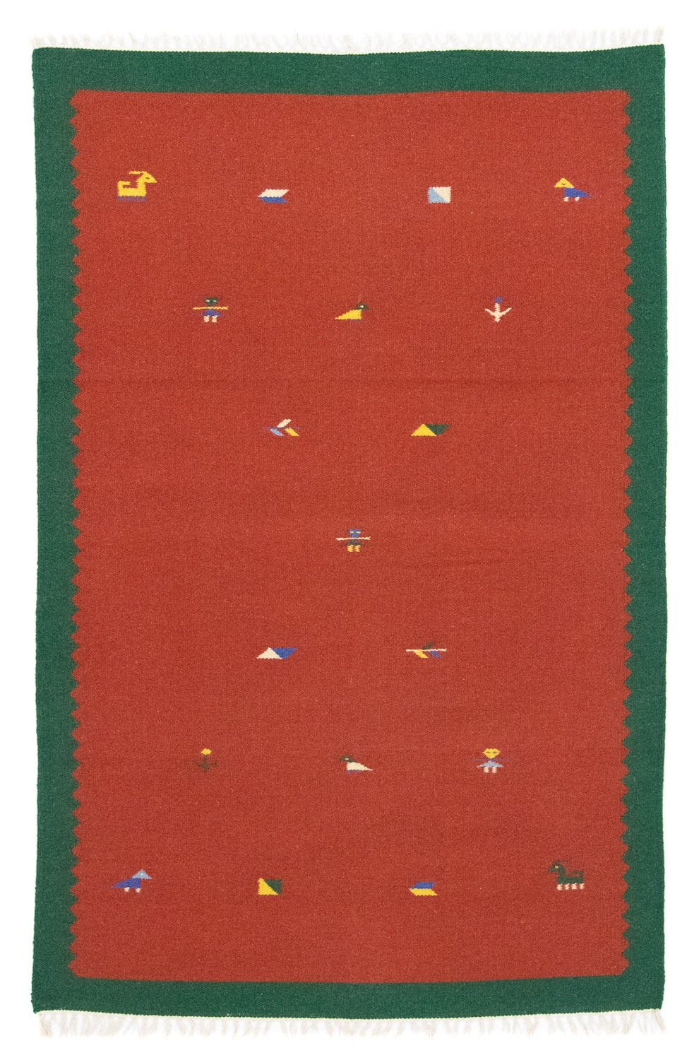 Tappeto Kelim - Tendenza - 180 x 120 cm - rosso