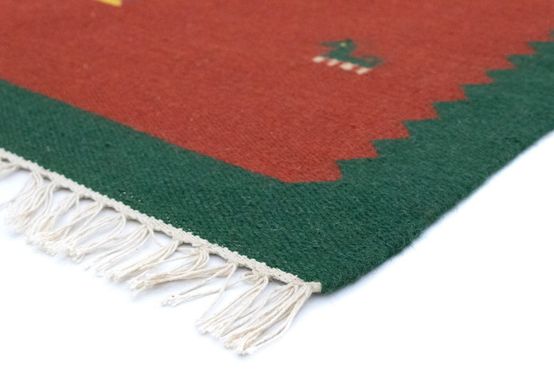 Tappeto Kelim - Tendenza - 180 x 120 cm - rosso