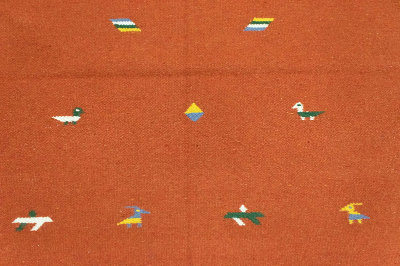 Tappeto Kelim - Tendenza - 180 x 120 cm - arancione