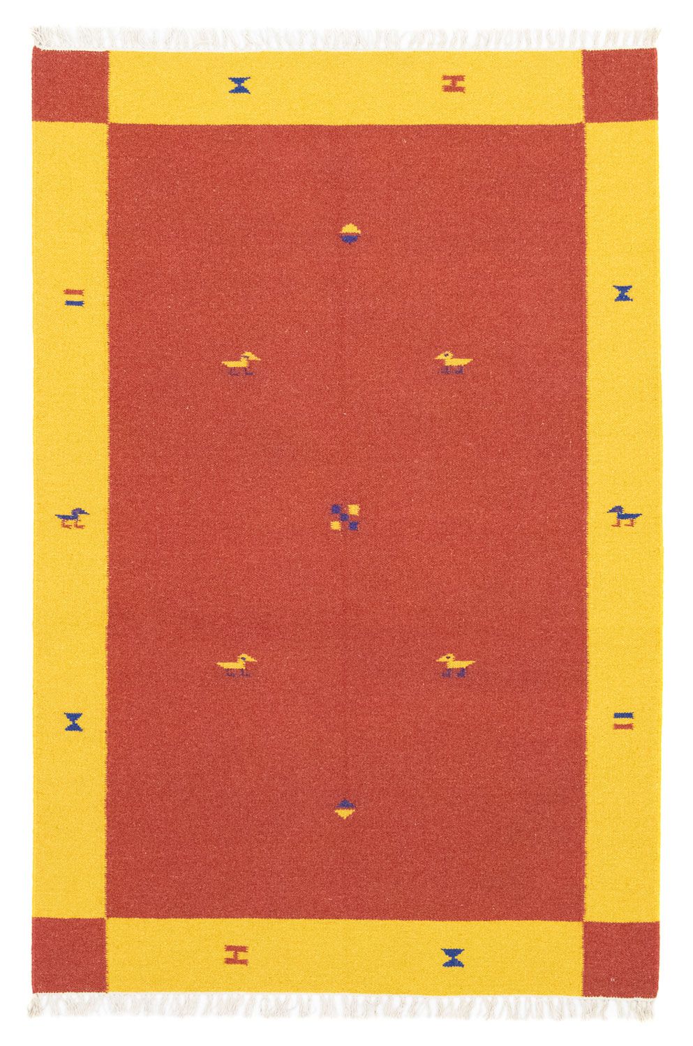 Tappeto Kelim - Tendenza - 180 x 120 cm - arancione