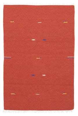 Tappeto Kelim - Tendenza - 180 x 120 cm - rosso