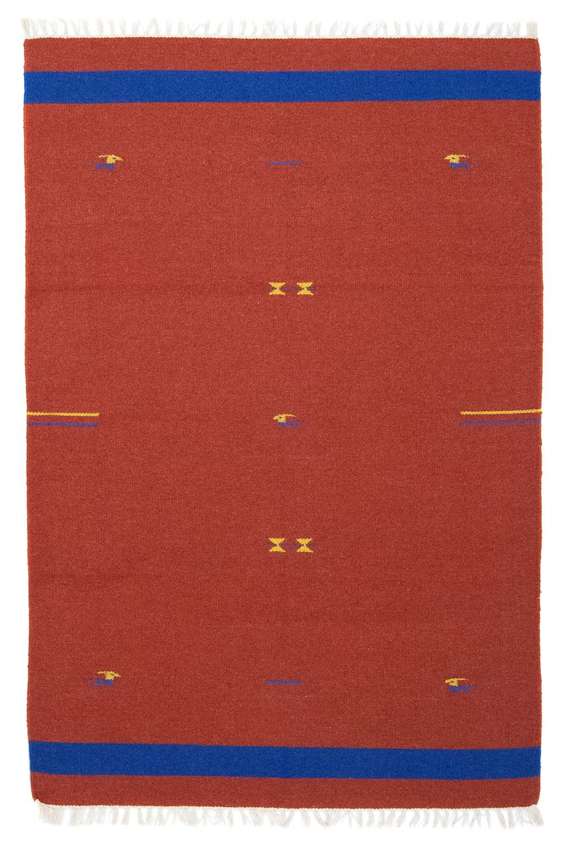 Tappeto Kelim - Tendenza - 180 x 120 cm - rosso