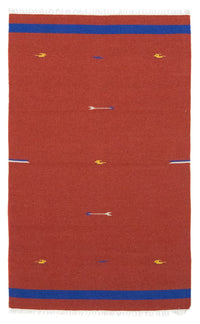 Tappeto Kelim - Tendenza - 180 x 120 cm - rosso