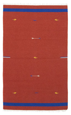 Tappeto Kelim - Tendenza - 180 x 120 cm - rosso