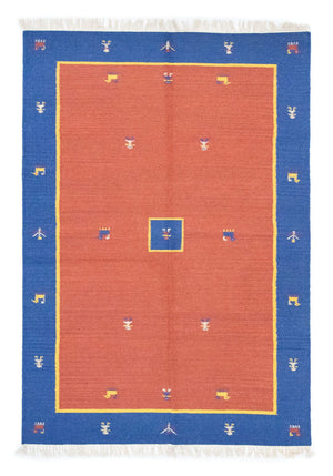 Tappeto Kelim - Tendenza - 200 x 140 cm - arancione