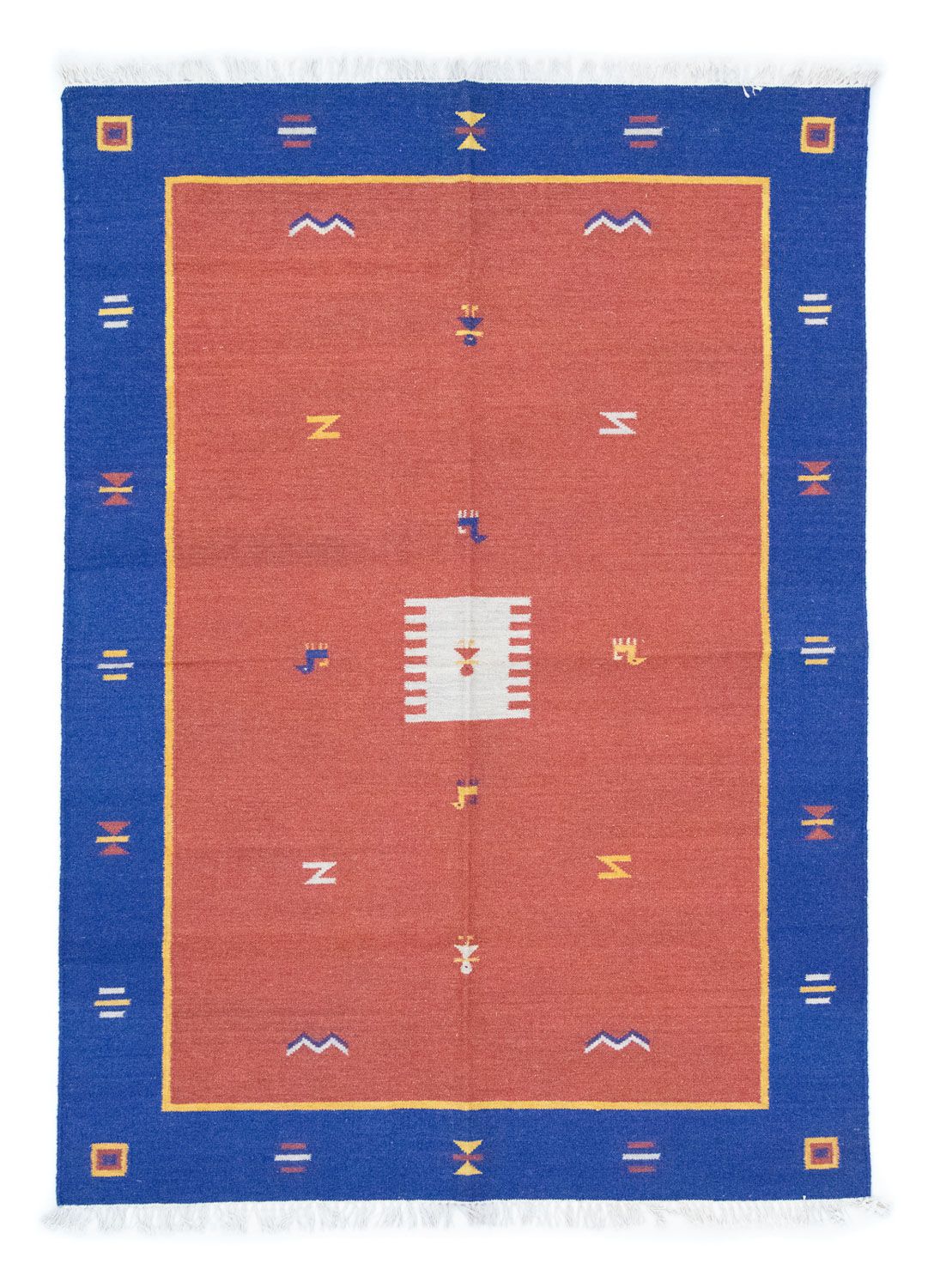 Tappeto Kelim - Tendenza - 200 x 140 cm - rosso