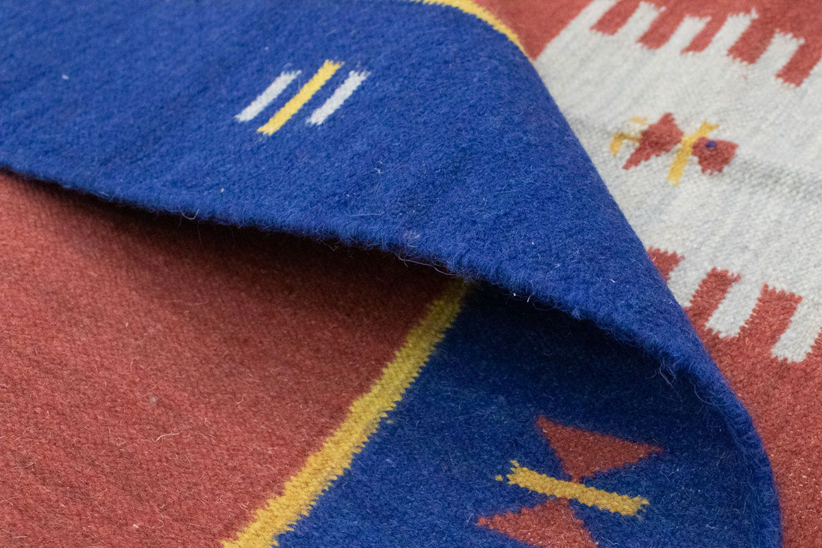 Tappeto Kelim - Tendenza - 200 x 140 cm - rosso