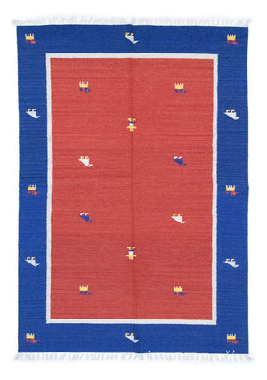 Tappeto Kelim - Tendenza - 200 x 140 cm - rosso