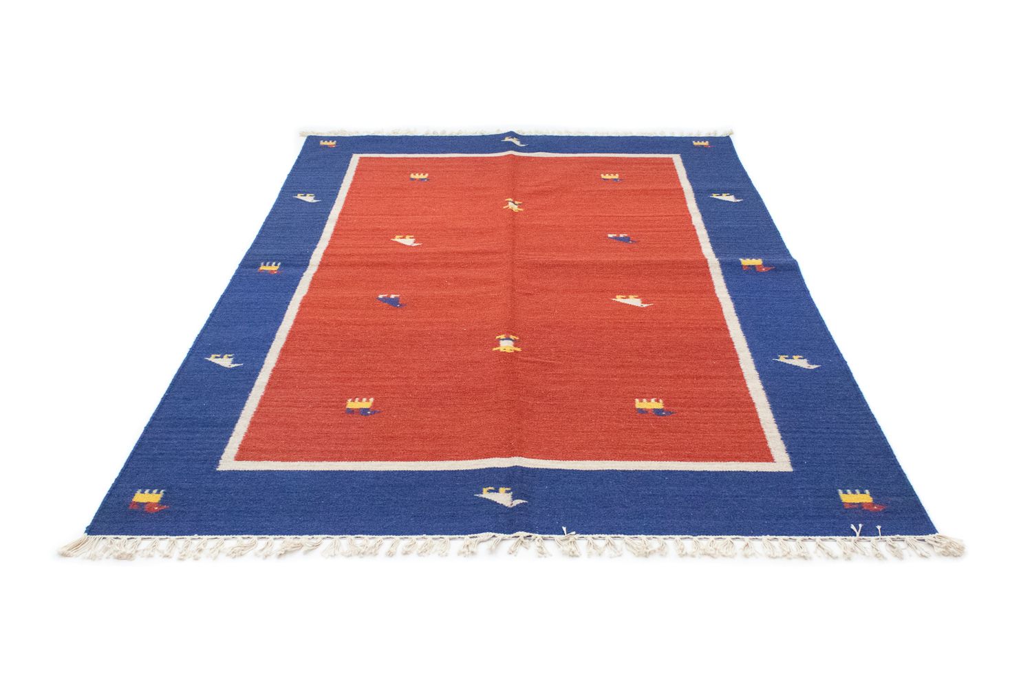 Tappeto Kelim - Tendenza - 200 x 140 cm - rosso