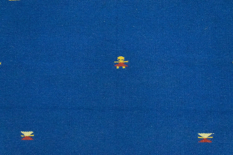 Tappeto Kelim - Tendenza - 180 x 120 cm - blu