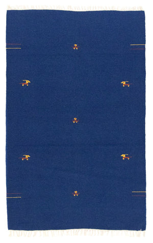 Tappeto Kelim - Tendenza - 180 x 120 cm - blu
