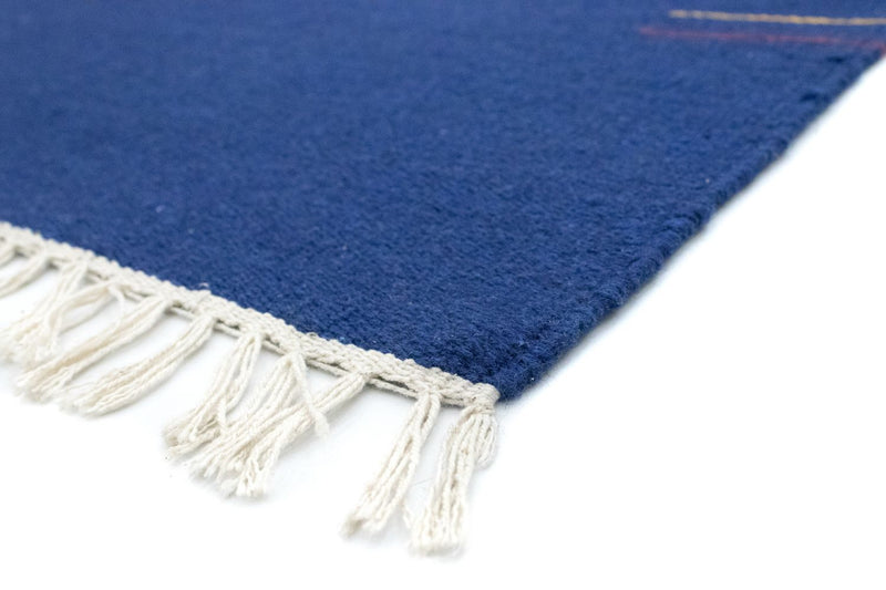 Tappeto Kelim - Tendenza - 180 x 120 cm - blu