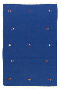 Tappeto Kelim - Tendenza - 180 x 120 cm - blu