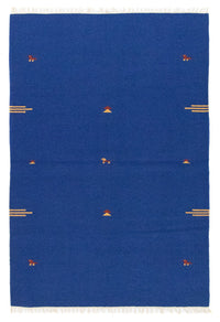 Tappeto Kelim - Tendenza - 180 x 120 cm - blu