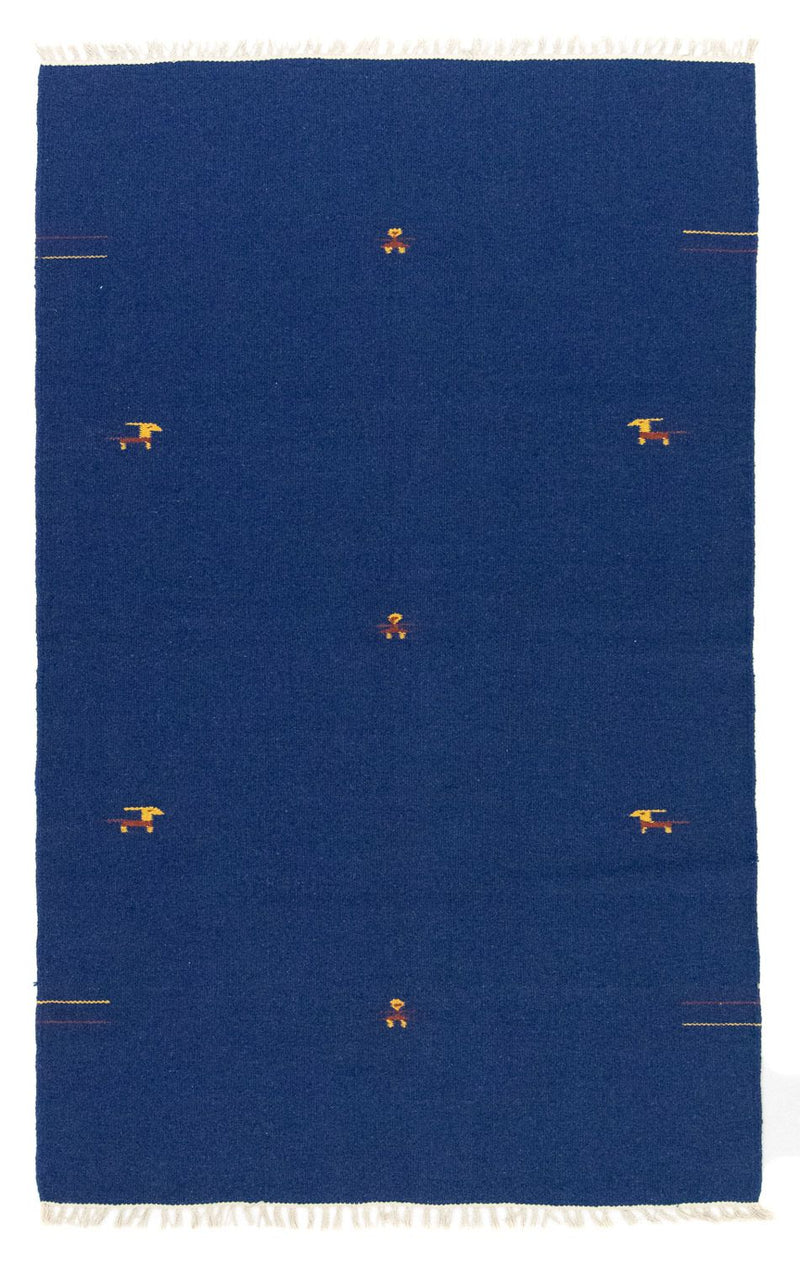 Tappeto Kelim - Tendenza - 180 x 120 cm - blu