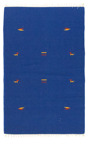 Tappeto Kelim - Tendenza - 180 x 120 cm - blu