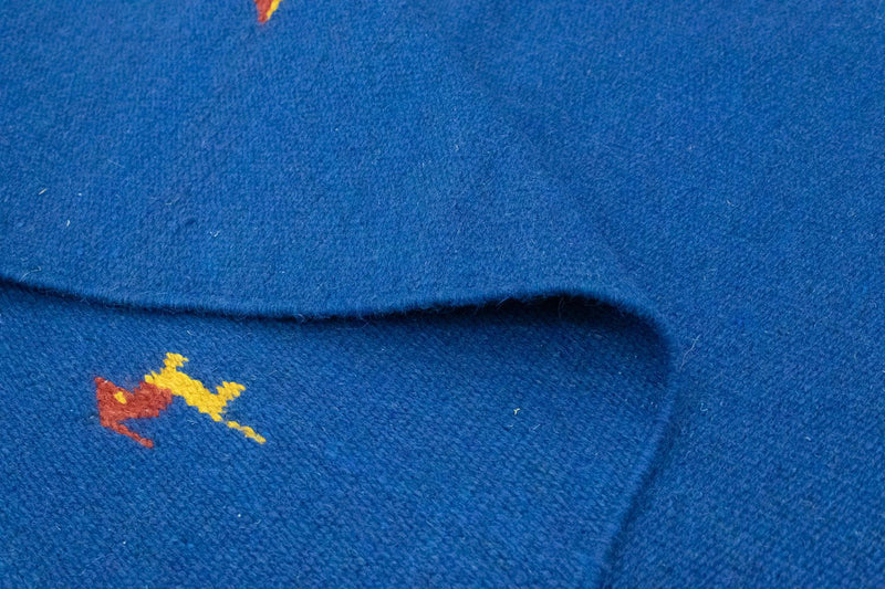 Tappeto Kelim - Tendenza - 180 x 120 cm - blu