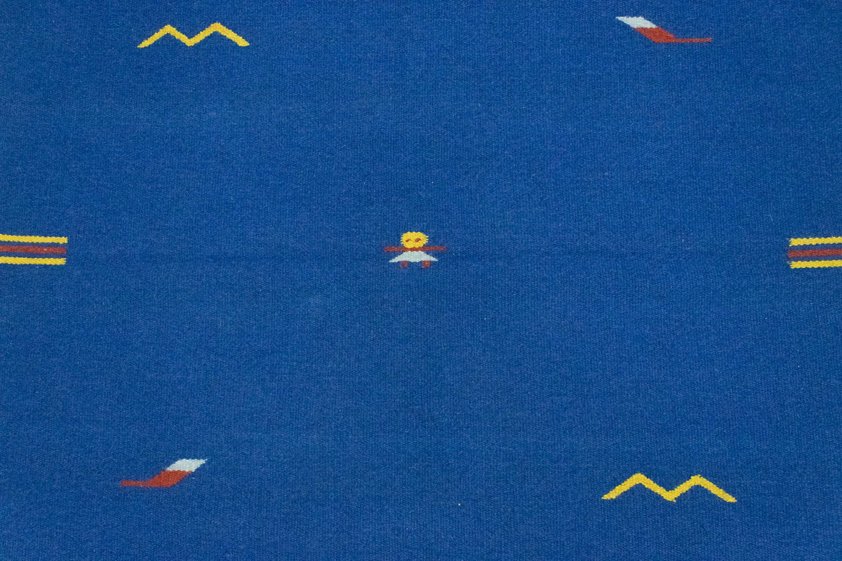 Tappeto Kelim - Tendenza - 180 x 120 cm - blu