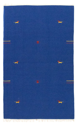 Tappeto Kelim - Tendenza - 180 x 120 cm - blu