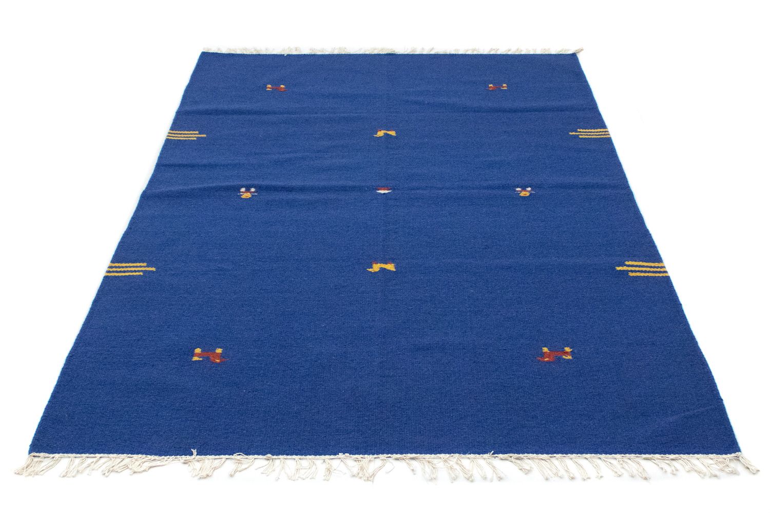 Tappeto Kelim - Tendenza - 180 x 120 cm - blu