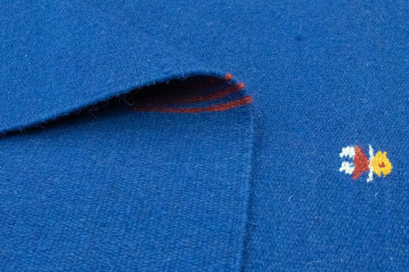 Tappeto Kelim - Tendenza - 180 x 120 cm - blu