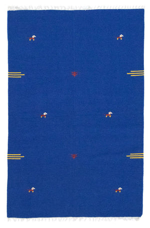 Tappeto Kelim - Tendenza - 180 x 120 cm - blu
