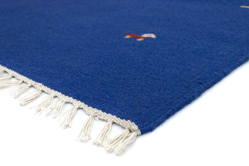 Tappeto Kelim - Tendenza - 180 x 120 cm - blu