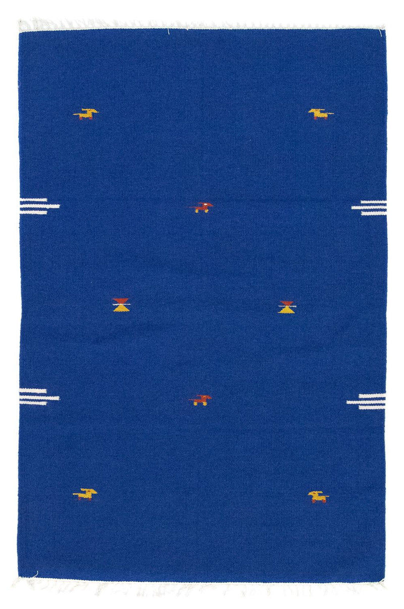Tappeto Kelim - Tendenza - 180 x 120 cm - blu