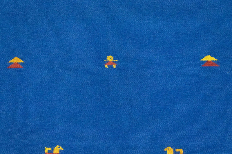 Tappeto Kelim - Tendenza - 180 x 120 cm - blu