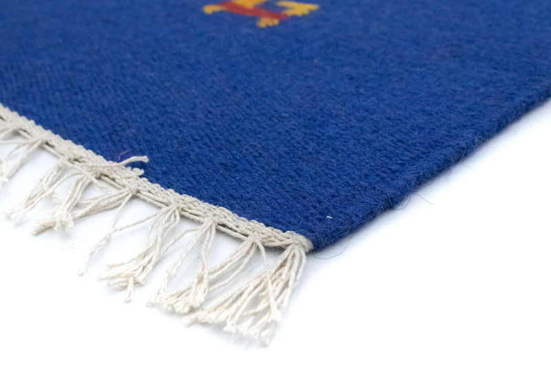 Tappeto Kelim - Tendenza - 180 x 120 cm - blu