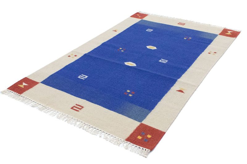 Tappeto Kelim - Tendenza - 180 x 120 cm - blu