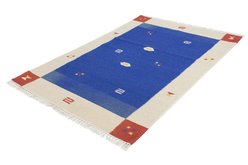 Tappeto Kelim - Tendenza - 180 x 120 cm - blu