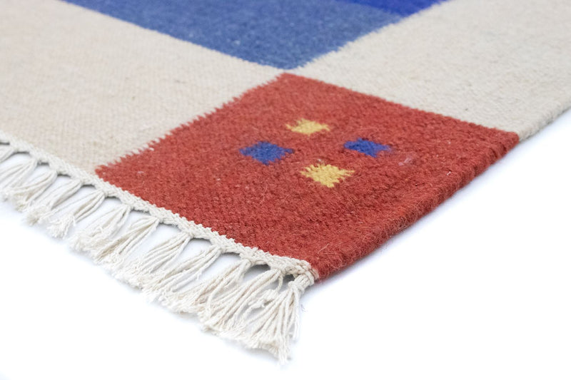 Tappeto Kelim - Tendenza - 180 x 120 cm - blu