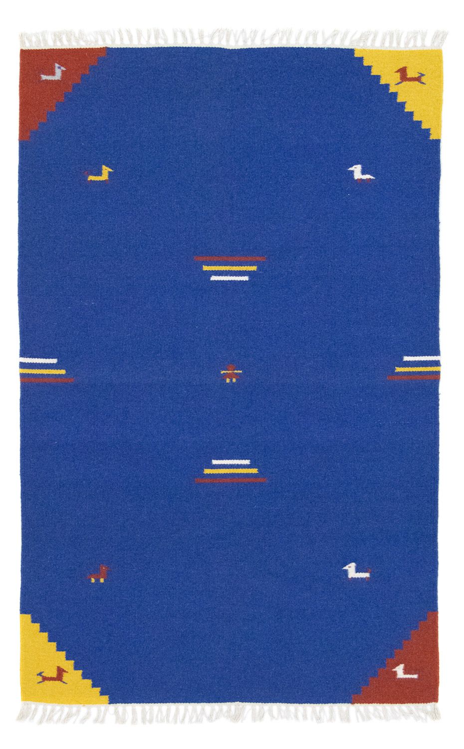 Tappeto Kelim - Tendenza - 180 x 120 cm - blu