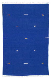 Tappeto Kelim - Tendenza - 180 x 120 cm - blu