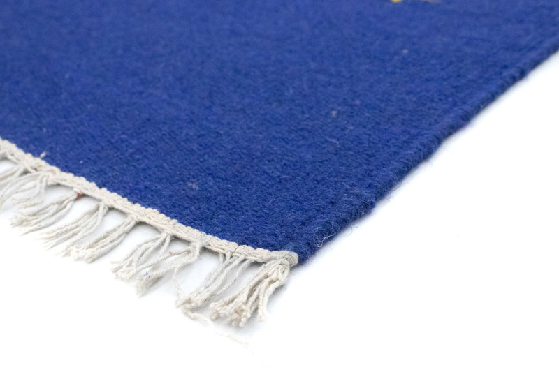 Tappeto Kelim - Tendenza - 180 x 120 cm - blu