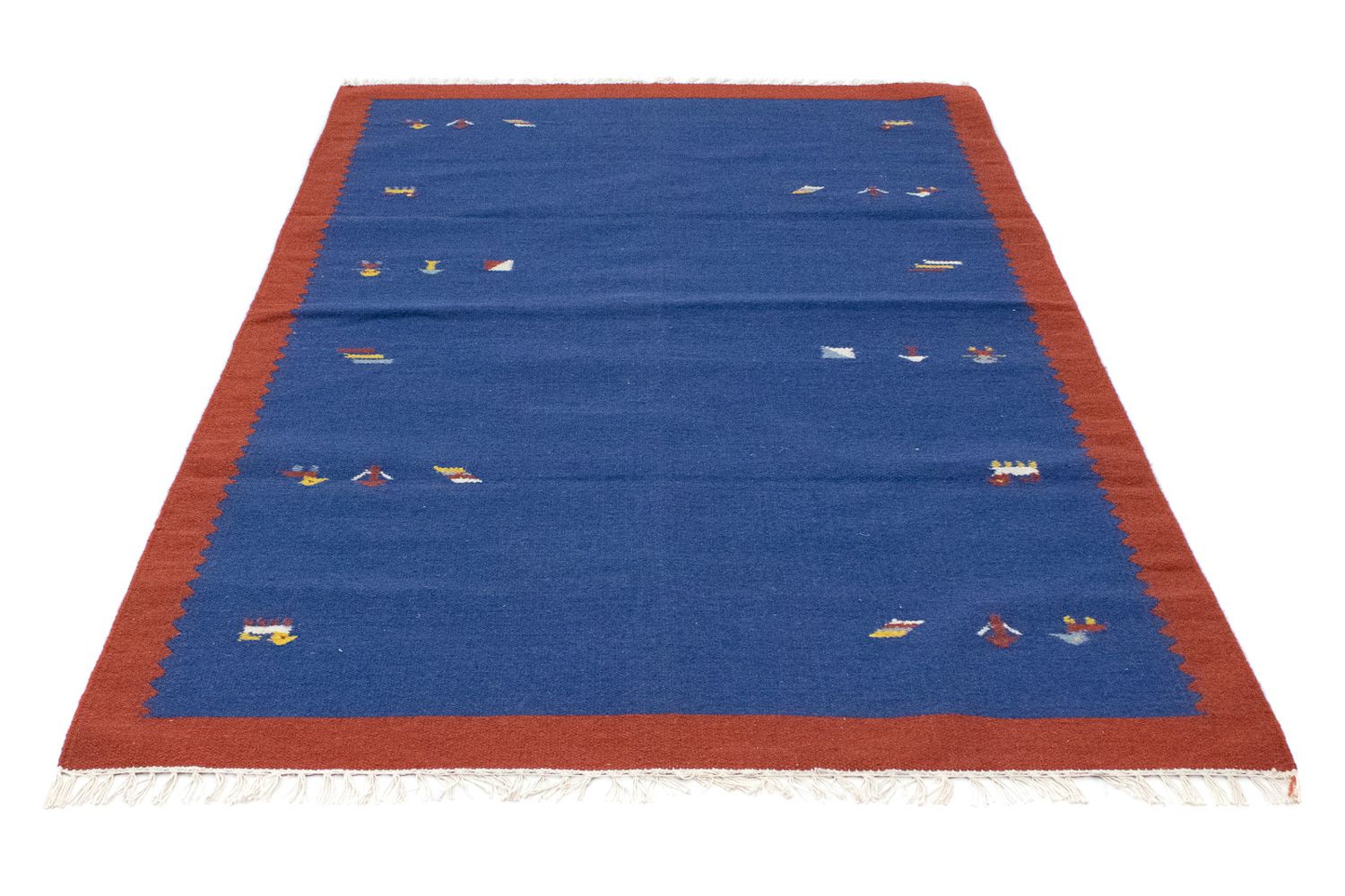 Tappeto Kelim - Tendenza - 180 x 120 cm - blu