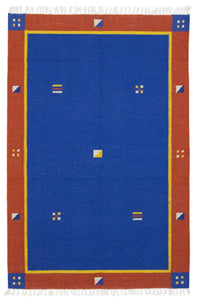 Tappeto Kelim - Tendenza - 180 x 120 cm - blu