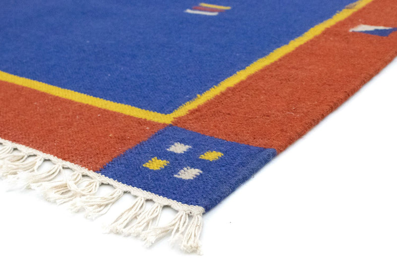 Tappeto Kelim - Tendenza - 180 x 120 cm - blu