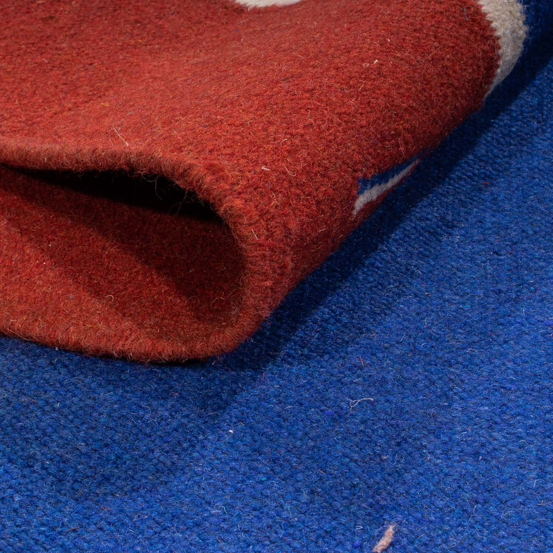 Tappeto Kelim - Tendenza - 240 x 170 cm - blu scuro