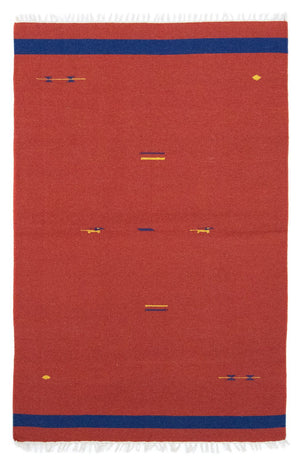 Tappeto Kelim - Tendenza - 180 x 120 cm - rosso