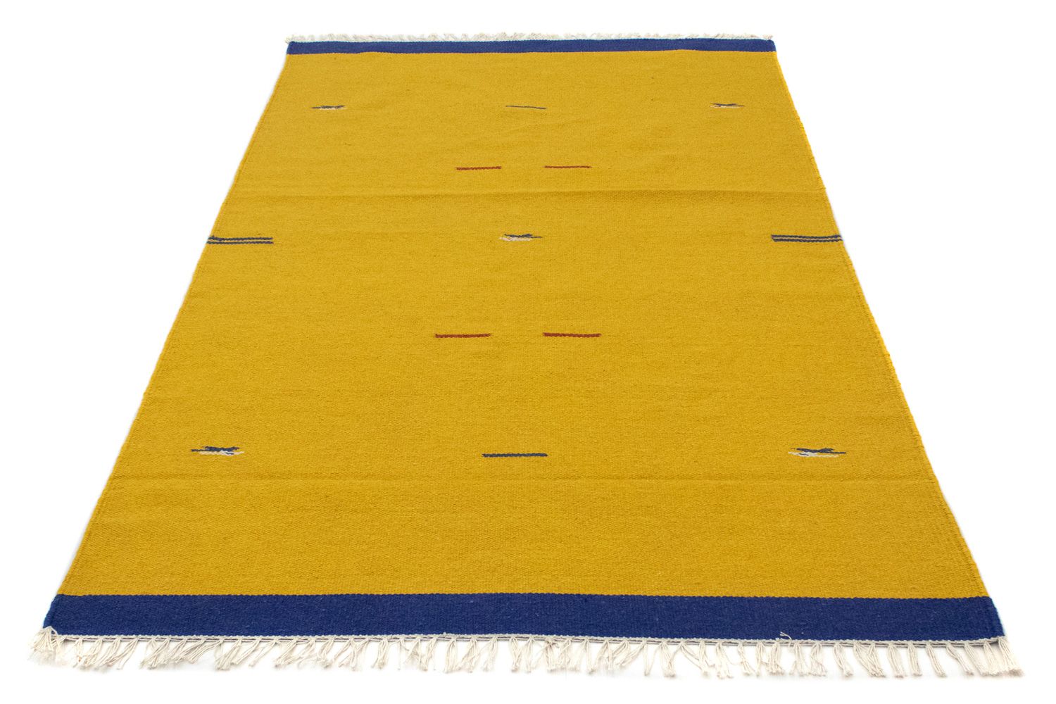 Tappeto Kelim - Tendenza - 180 x 120 cm - giallo