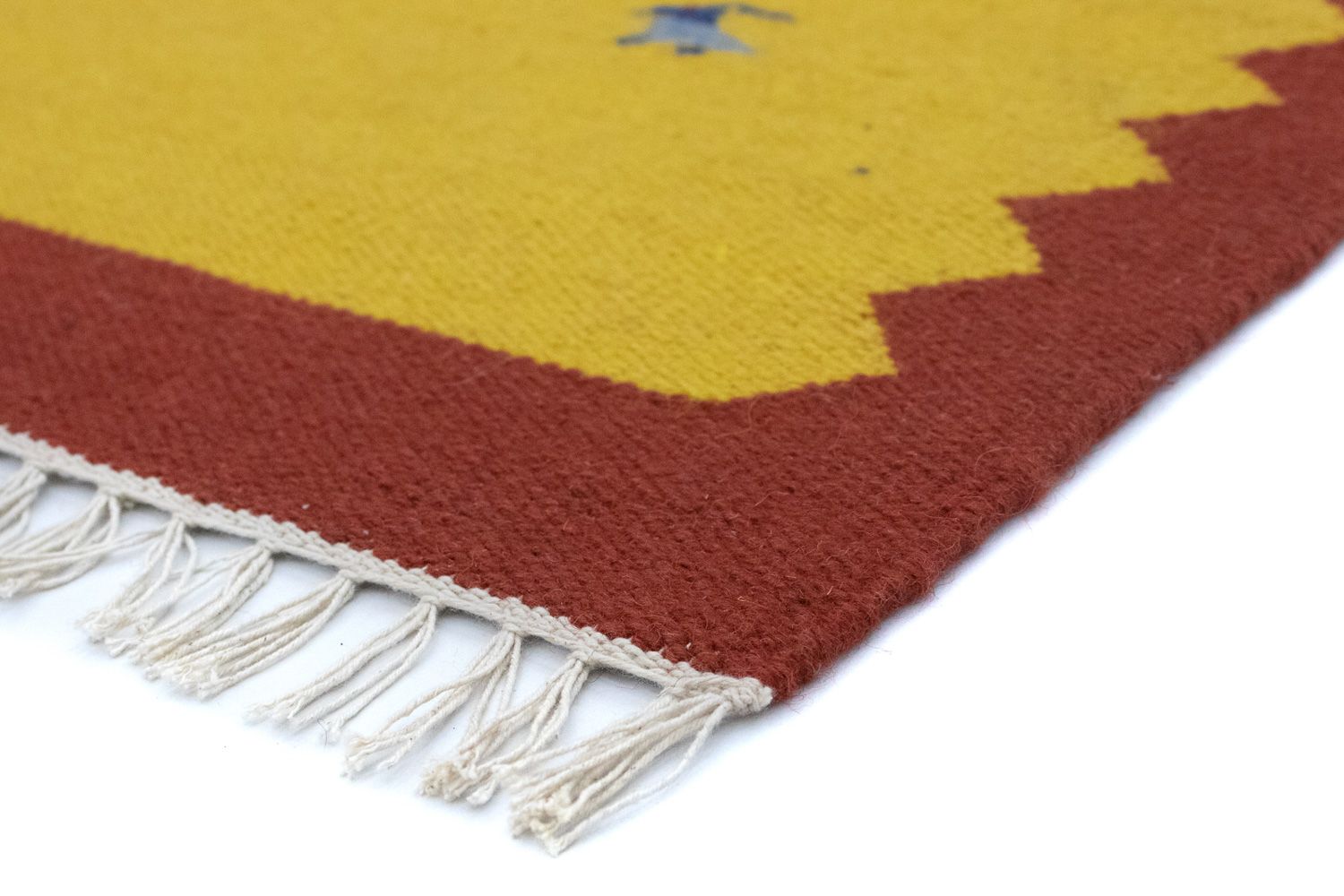 Tappeto Kelim - Tendenza - 180 x 120 cm - giallo