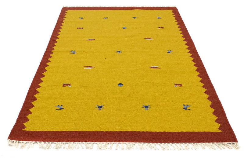 Tappeto Kelim - Tendenza - 180 x 120 cm - giallo