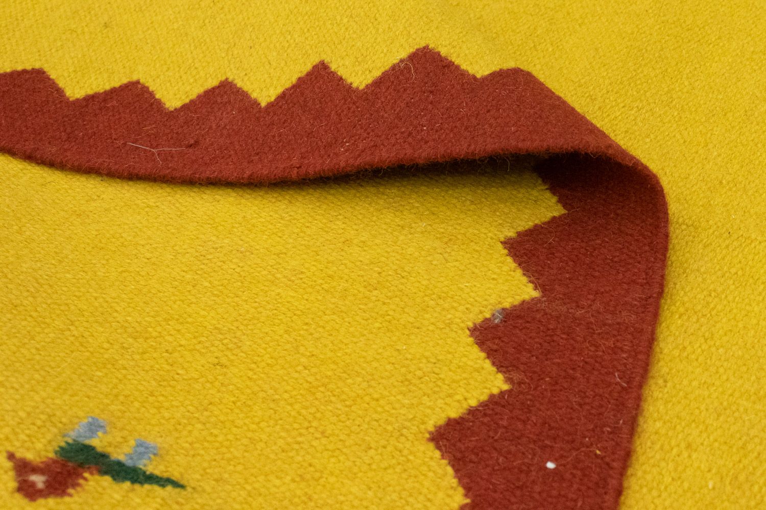 Tappeto Kelim - Tendenza - 180 x 120 cm - giallo