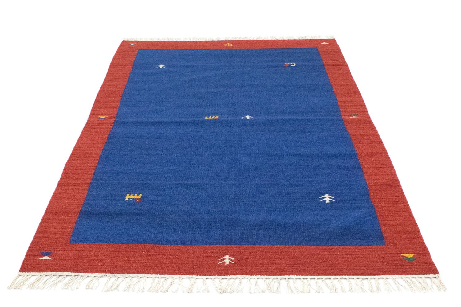 Tappeto Kelim - Tendenza - 180 x 120 cm - blu