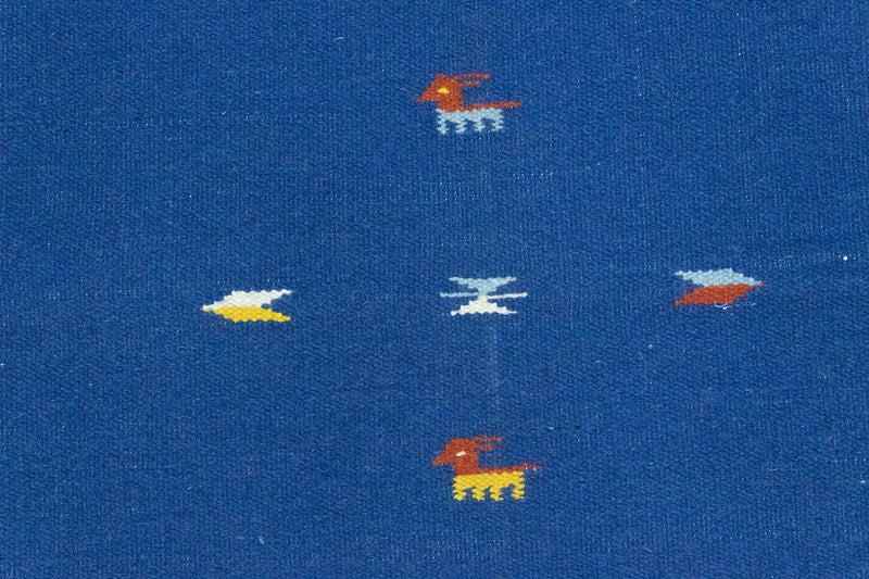 Tappeto Kelim - Tendenza - 180 x 120 cm - blu